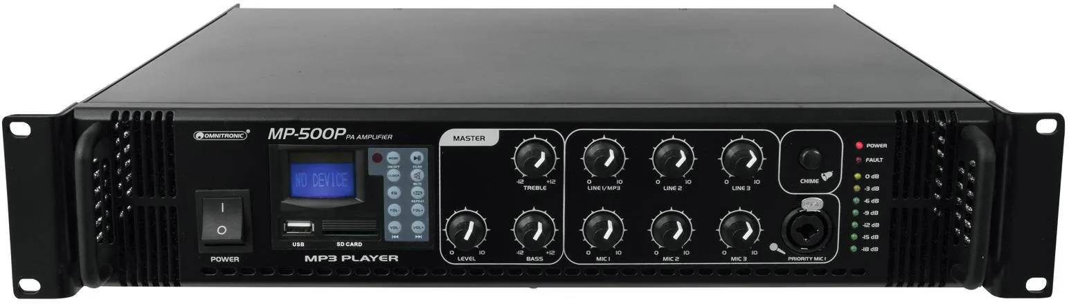 OMNITRONIC MP-500P ELA-Mischverstärker