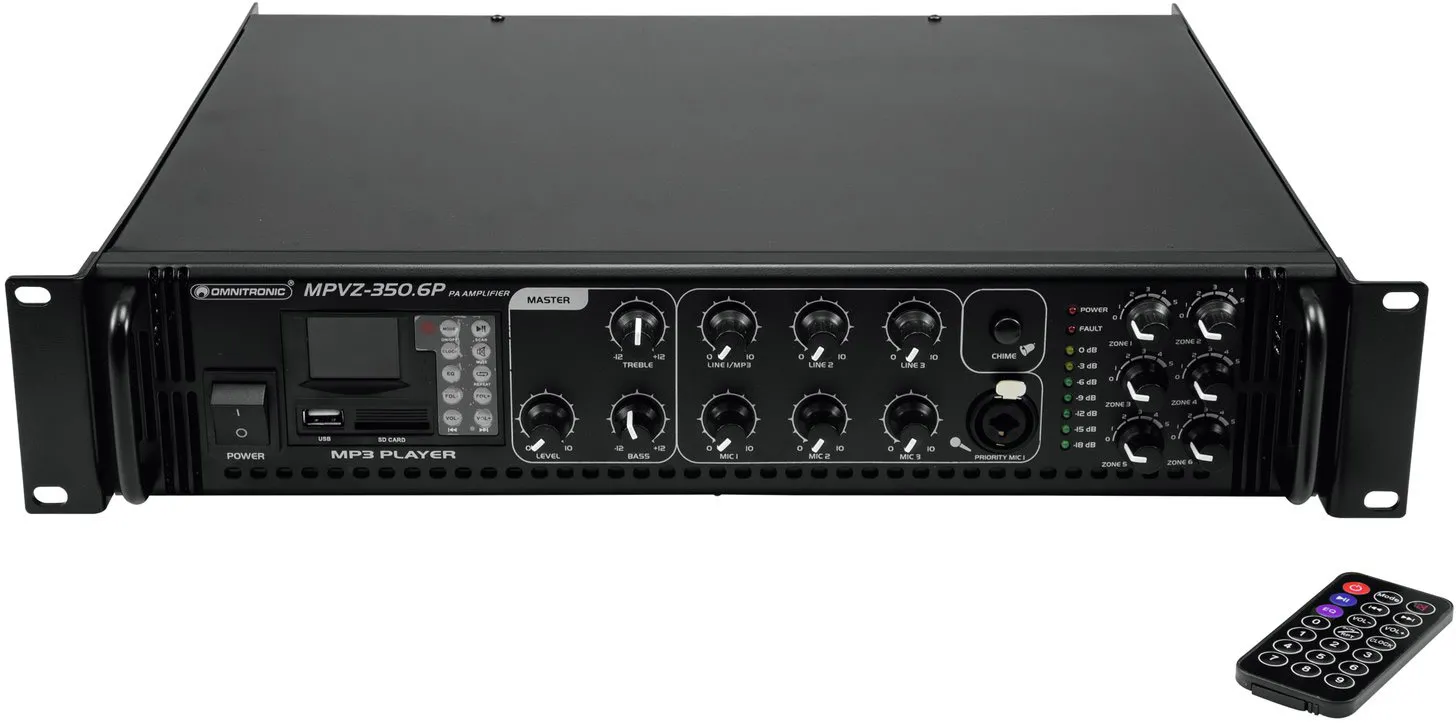 OMNITRONIC MPVZ-350.6P Mischverstärker