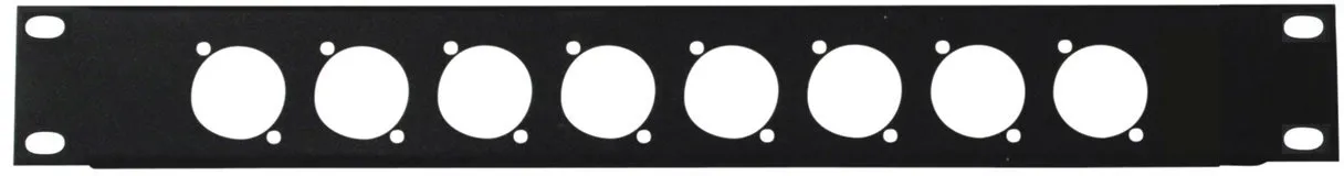 OMNITRONIC Frontplatte Z-19 8x XLR (D-Typ) 1HE