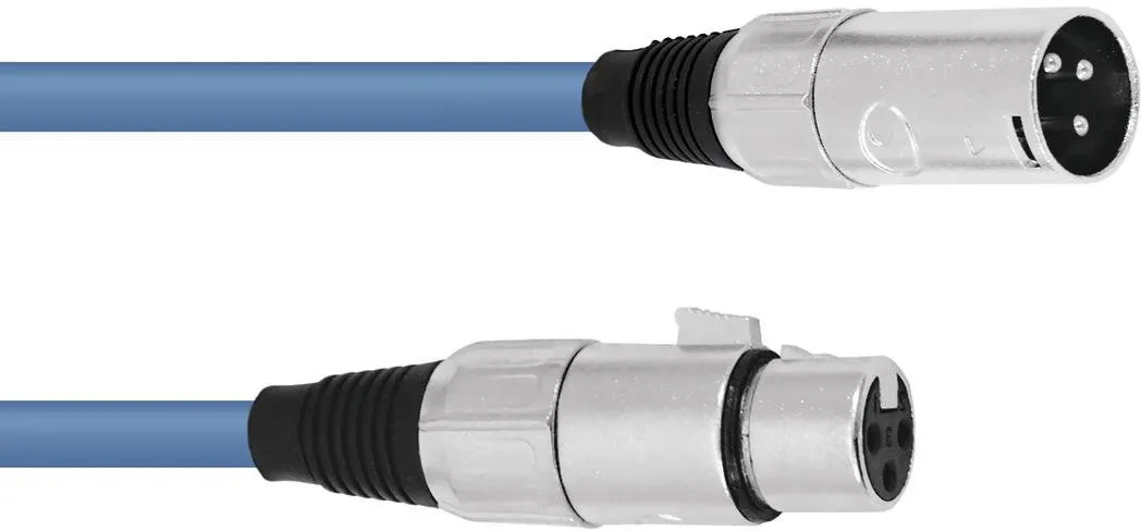 OMNITRONIC XLR Kabel 3pol 3m bl