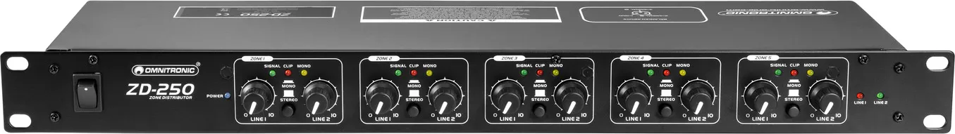OMNITRONIC ZD-250B Zonen-Verteiler