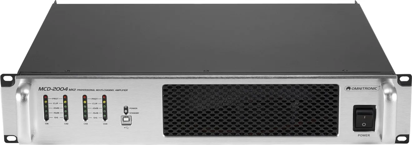 OMNITRONIC MCD-2004 MK2 4-Kanal-Installationsendstufe
