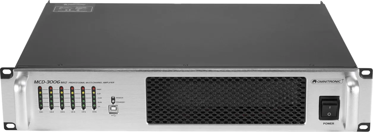 OMNITRONIC MCD-3006 MK2 6-Kanal-Installationsendstufe