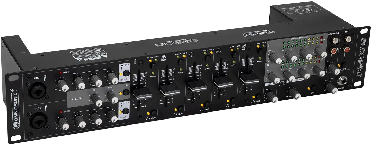 OMNITRONIC EM-550B MK2 Entertainment-Mixer
