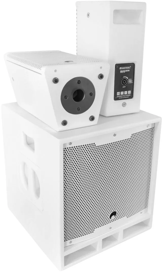 OMNITRONIC MAXX-1206DSP 2.1 Aktiv-System weiß