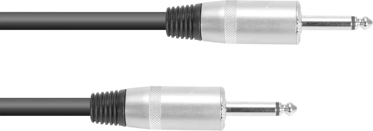 PSSO RE-15 Lautsprecherkabel Klinke 2x2,5 1,5m sw