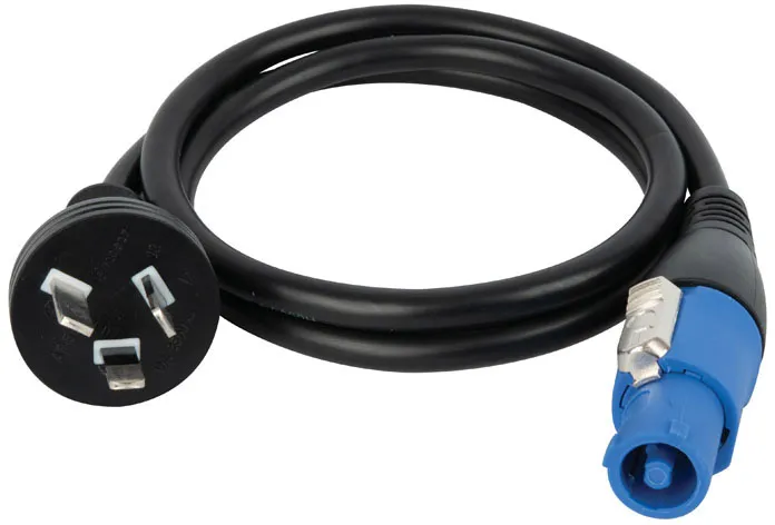 DAP-Audio powerCONnnector Blau auf AUS 1 m