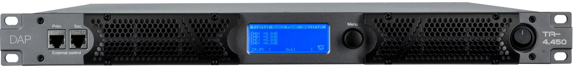 DAP-Audio TA-4.450 4x 450 W Touring-Verstärker mit DSP