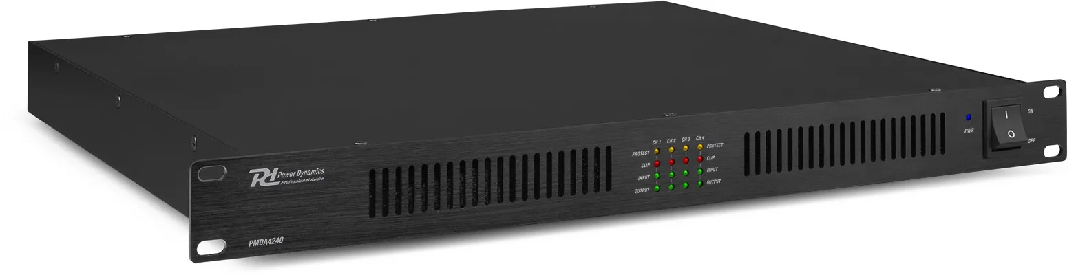Power Dynamics PMDA4240 4-Kanal Class-D-Verstärker 100V/8Ohm 4x 240W