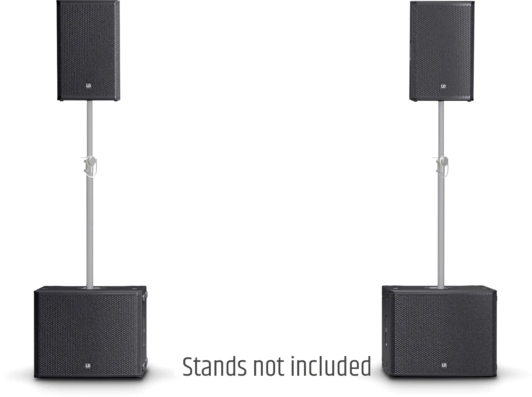 LD Systems STINGER G3 POWER SET A - 2 x 12" Aktiv-PA-Lautsprecher + 2 x 18" Aktiv-Subwoofer