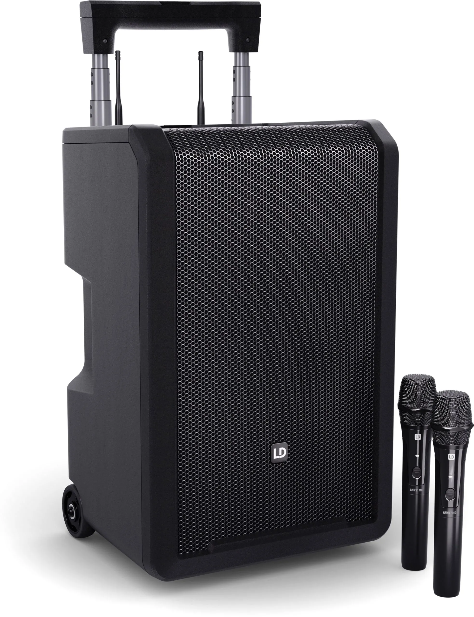 LD Systems ANNY® 10 HHD 2 B5 - 10" Mobiler Bluetooth® PA-Lautsprecher mit Akku, Mixer