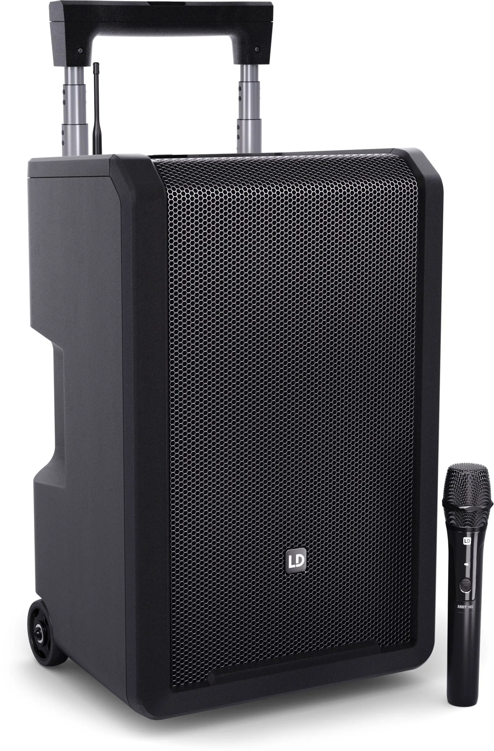 LD Systems ANNY® 10 HHD B8 - 10" Mobiler Bluetooth® PA-Lautsprecher mit Akku, Mixer