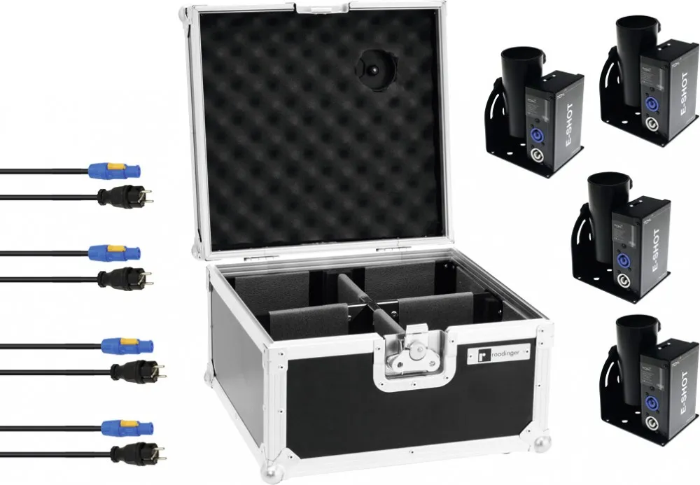 TCM Set 4x FX E-Shot + 4x Kabel + Case