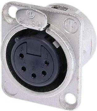 Neutrik NC5FD-L-1 - 5-pol XLR Chassisstecker female