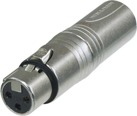 Neutrik NA3M5F - 3-pol male auf 5-pol female XLR Adapter