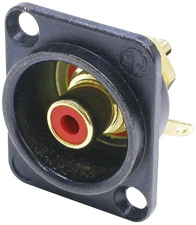 Neutrik NF2D-B-2 - Cinch Chassisstecker female