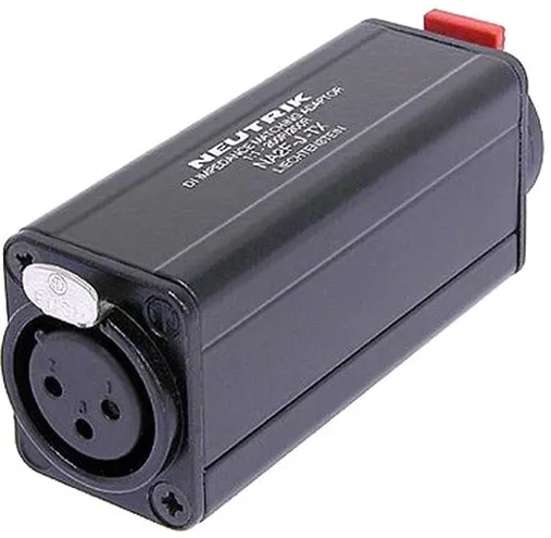 Neutrik NA 2 FJTX Symmetrie Adapter XLR female auf 6,3 mm Stereo Klinke