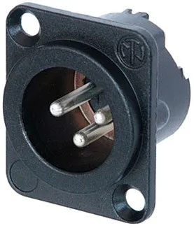 Neutrik NC 3 MDLXB 3 poliger Chassisstecker