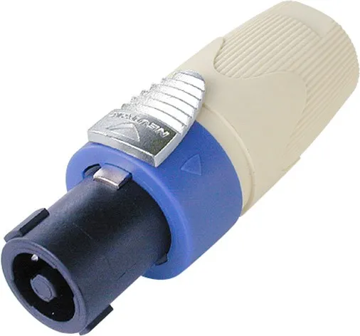 Neutrik NL 4 FX 9 Speakon Stecker 4-Pol weisse Spannhülse