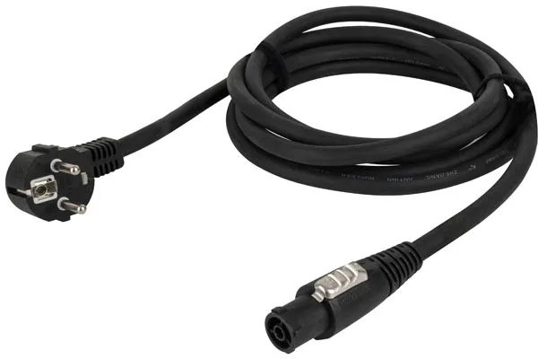 NEUTRIK Stromkabel powerCON TRUE1 auf Schuko 3x 2,5 mm² 3 m