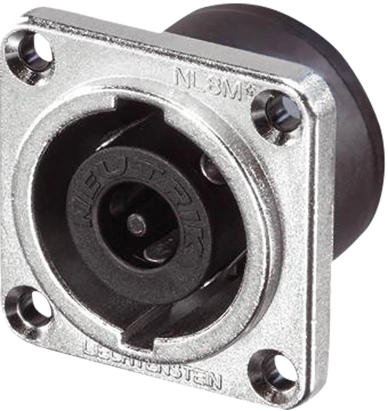 NEUTRIK speakON 8P Chassis - Stecker Nickelgehäuse