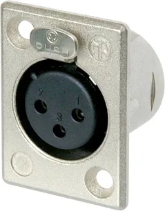 Neutrik NC 3 FP 1 XLR Einbaubuchse female