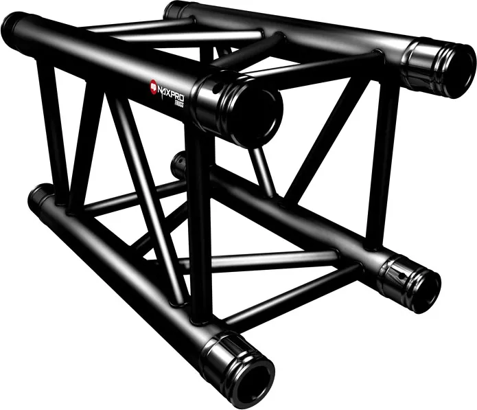 Naxpro-Truss FD 34 Strecke 50 cm RAL9005 - Schwarz - Seidenmatt -B-Stock-