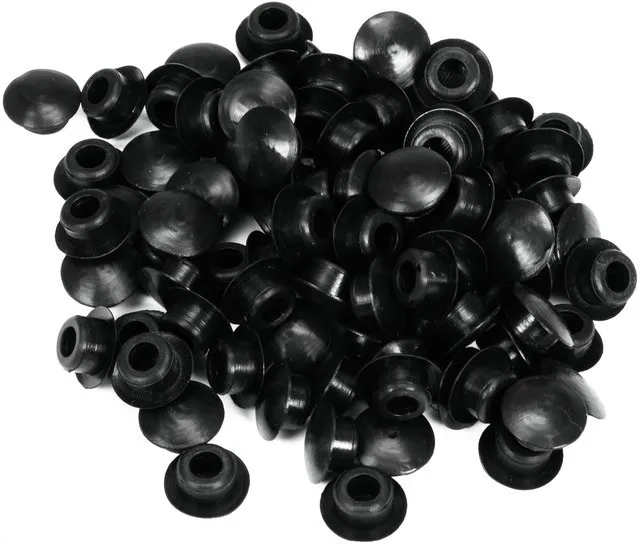 ACCESSORY Verschlusskappe Silikon 8,5mm sw (100Stk)