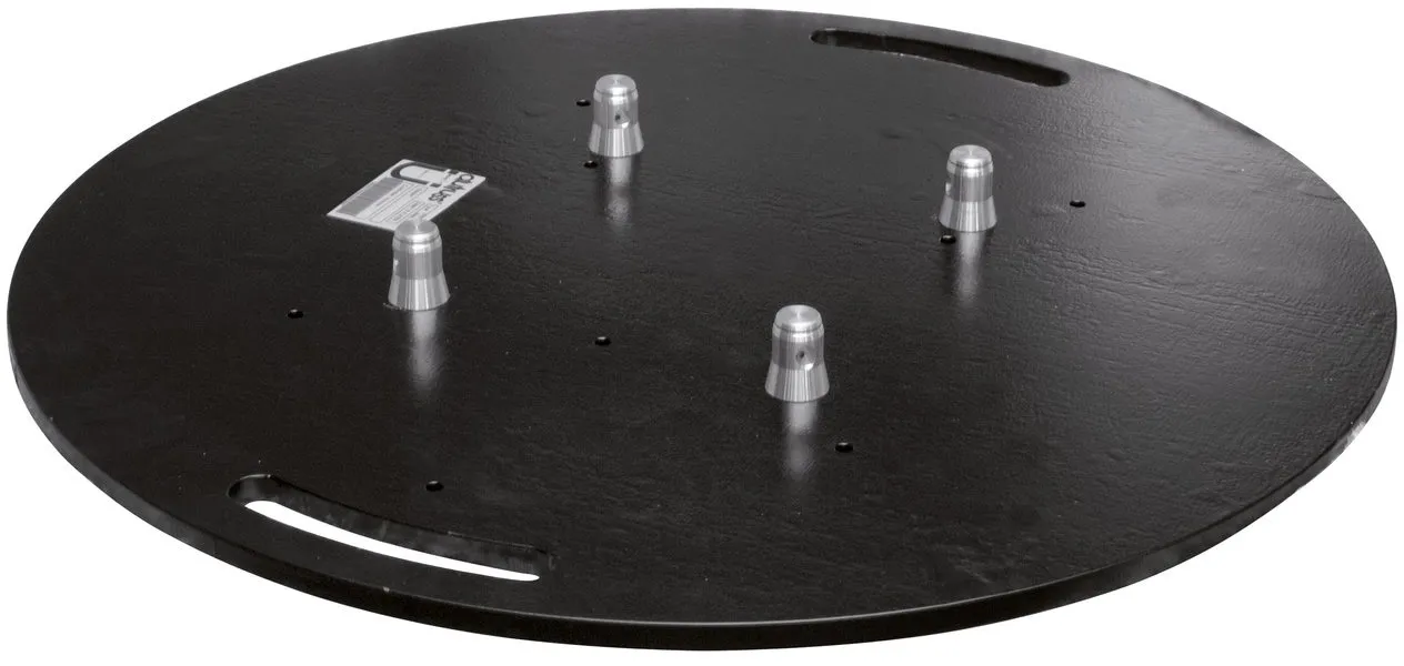ALUTRUSS Stahlbodenplatte rund Typ AM sw