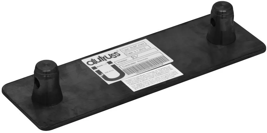 ALUTRUSS BILOCK Bodenplatte BLM-10S Konus male sw