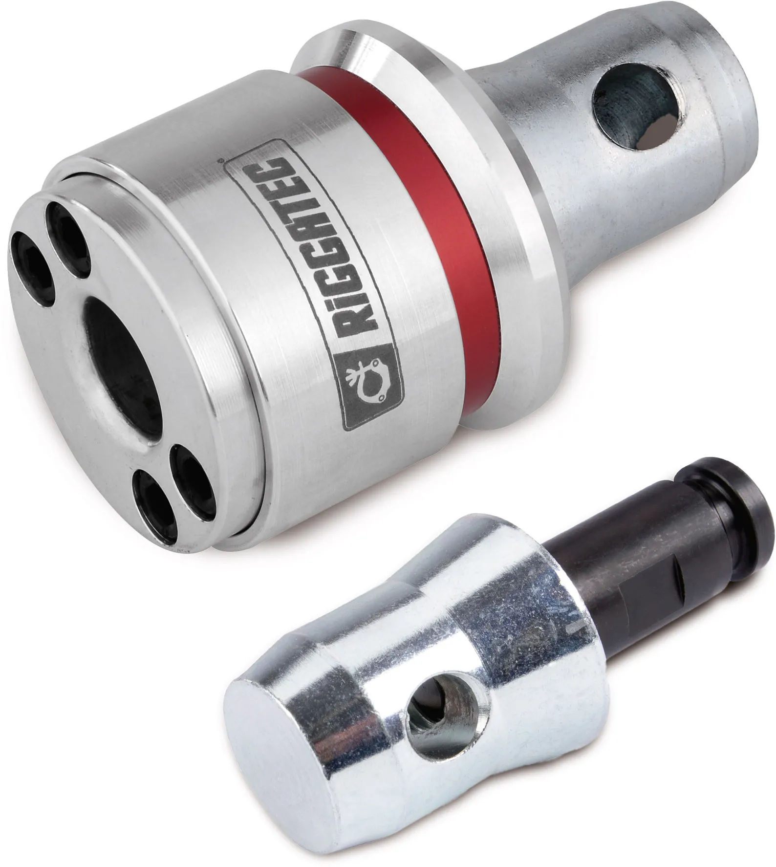 Litetruss Pimp Adapter oneCLICK unit male/female für X/H Traversenysteme Silber