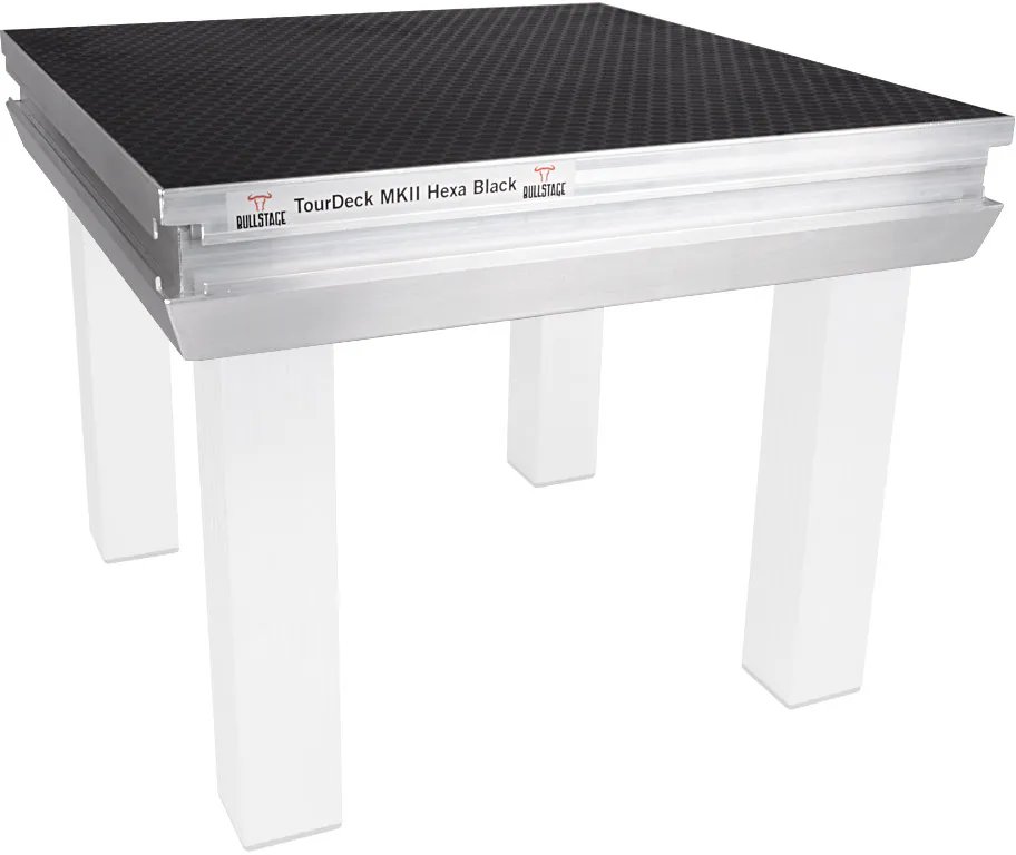 Bullstage Bühnenpodest TourDeck MKII outdoor 0,5x0,5m Hexa schwarz