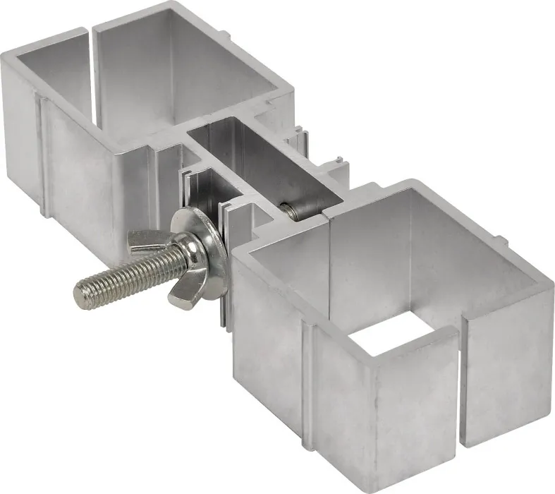 Bullstage Fußverbinder einfach für 60 mm vierkant Fuß für 2 Füße