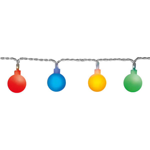 Star Trading LED Party Lichterkette Berry Länge 7,35 m 50 LEDs IP44 rot