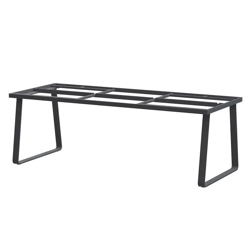 4Seasons Konos Tischgestell Edelstahl Anthrazit 220x95 cm