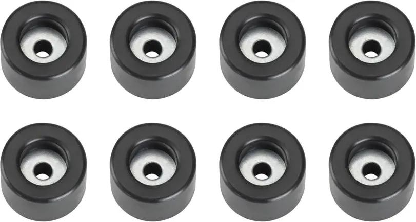 Adam Hall Hardware 4904 M 8 AH 8er Set Gummifuß 25 x 15 mm im Beutel