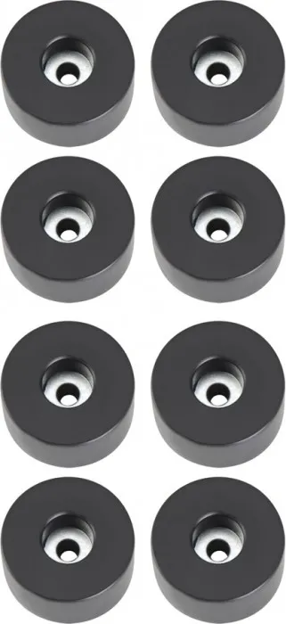 Adam Hall Hardware 4909 M8 AH 8er Set Gummifuß 38 x 20 mm im Beutel