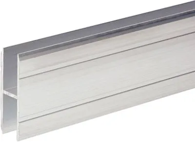 Adam Hall Hardware 6127 Aluminium H-Kantenprofil 10 mm als Verlängerung