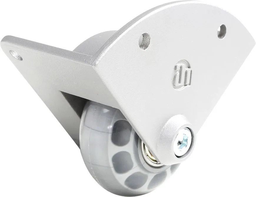 Adam Hall Hardware 37600 S Eckeinbaurolle mit 48mm-Rad in Alu-Druckgussgeh