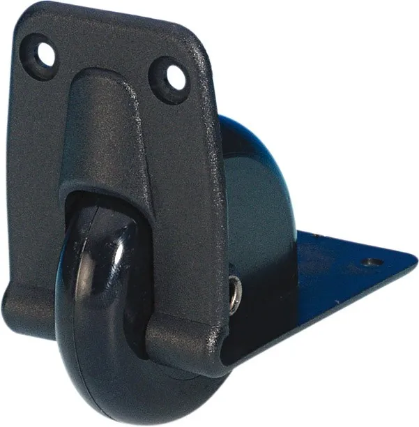 Adam Hall Hardware 3783 Kanteneinbaurolle 58 mm in Kunststoffgehäuse