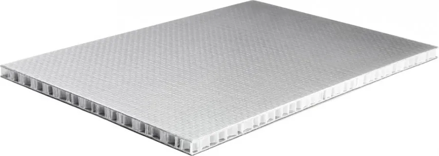 Adam Hall Hardware FlightCurv PP High-Tech-Wabenmaterial schwarz/silber 9,