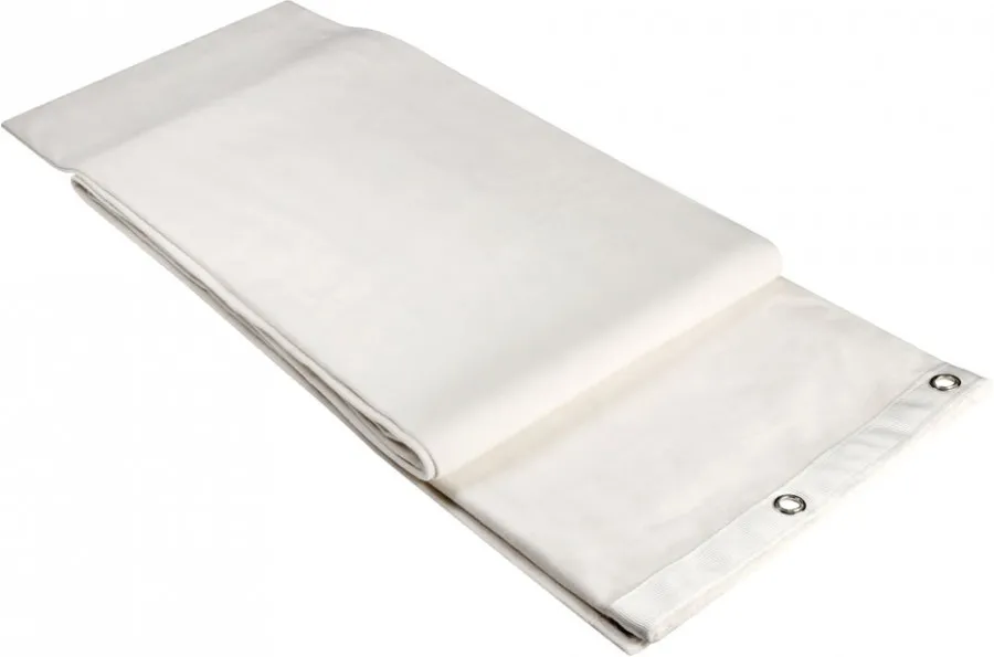 Adam Hall Accessories 0160 X 53 WH Akustikmolton B1, gesäumt, 5 x 3 m, cre