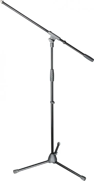 Adam Hall Stands S 5 BE Mikrofonständer mit Schwenkarm schwarz