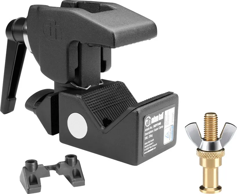 Adam Hall Accessories SUPER CLAMP B SET 1 Universal Haken mit Knauf