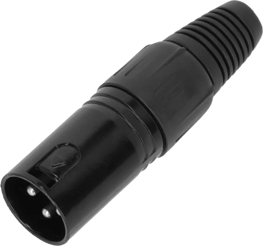 Adam Hall Connectors 3 STAR CX M3 BLK - XLR Stecker 3-Pol male