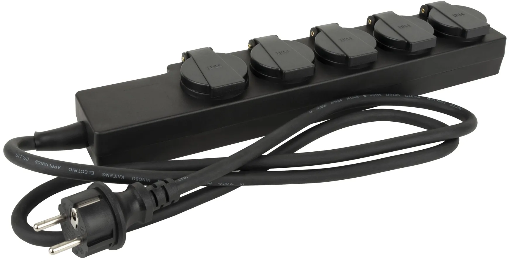 DAP-Audio Mehrfachsteckdose Schuko 5-fach 3x 1,5 mm² 1,5 m