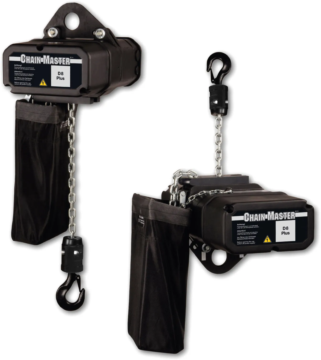 ChainMaster RiggingLift D8Plus Ultra, Traglast 1000 kg, 8m/min, Hubhöhe: 18,75 m (18,25 m effektiv)