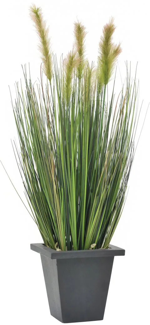 EUROPALMS Moorgras im Dekotopf, 60cm