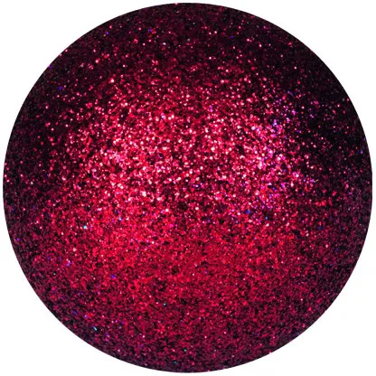 EUROPALMS Dekokugel 3,5cm, rot, glitzer 48x