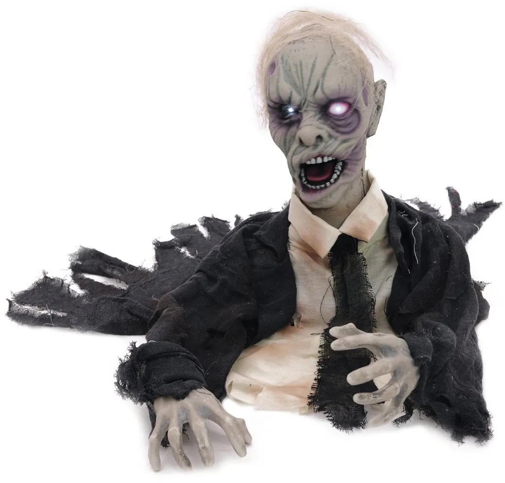 EUROPALMS Halloween Zombie, animiert 43cm